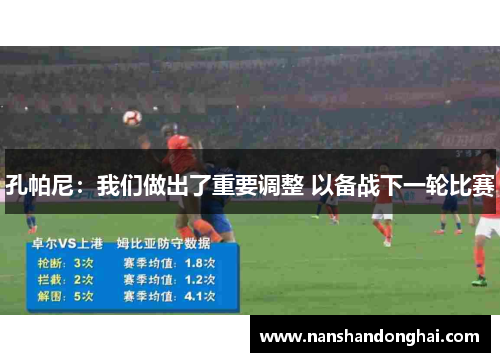 孔帕尼:我们做出了重要调整 以备战下一轮比赛 孔帕尼:我们做出了重要调整 以备战下一轮比赛